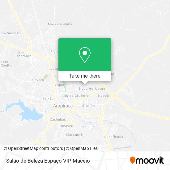 Salão de Beleza Espaço VIP map