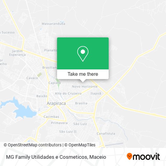 MG Family Utilidades e Cosmeticos map