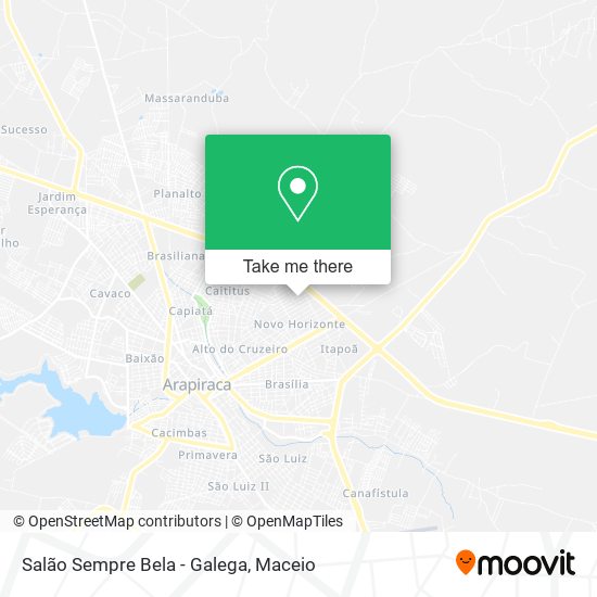 Salão Sempre Bela - Galega map
