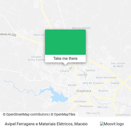 Avipel Ferragens e Materiais Elétricos map