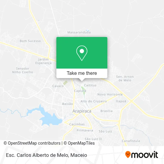 Esc. Carlos Alberto de Melo map