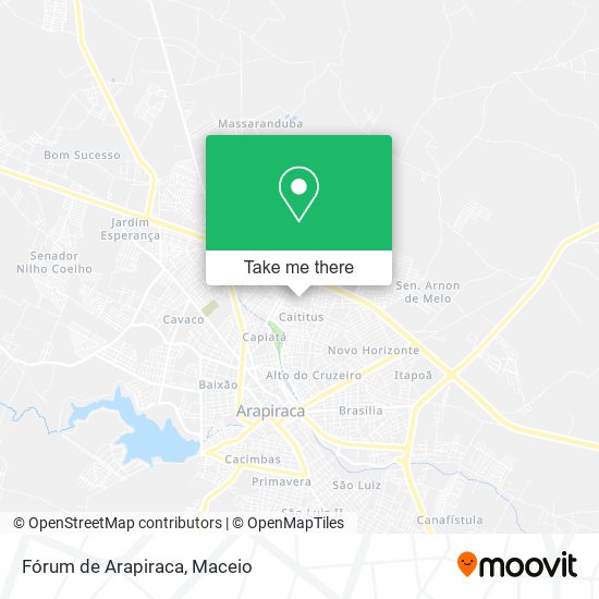 Fórum de Arapiraca map