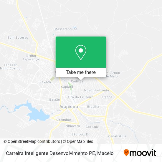 Carreira Inteligente Desenvolvimento PE map