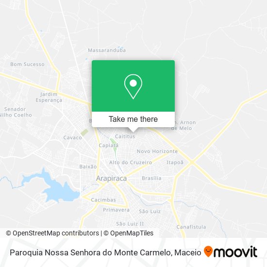 Paroquia Nossa Senhora do Monte Carmelo map