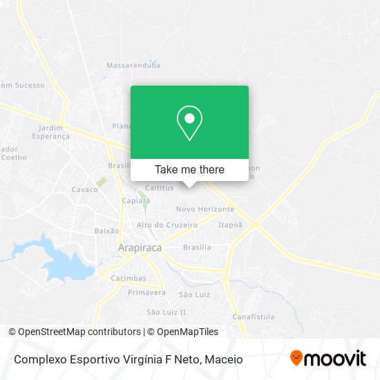 Complexo Esportivo Virgínia F Neto map