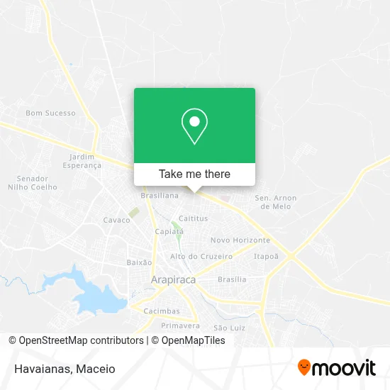 Havaianas map