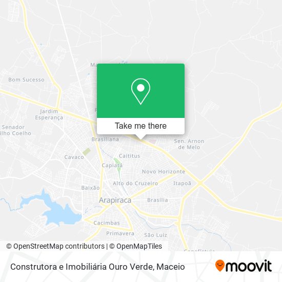 Construtora e Imobiliária Ouro Verde map