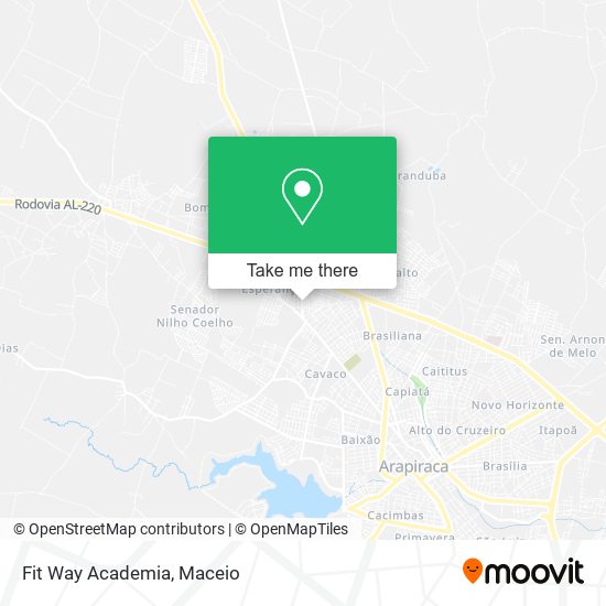 Fit Way Academia map