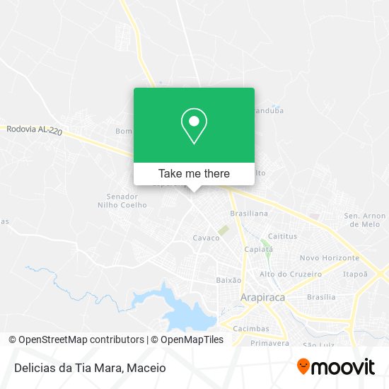 Delicias da Tia Mara map