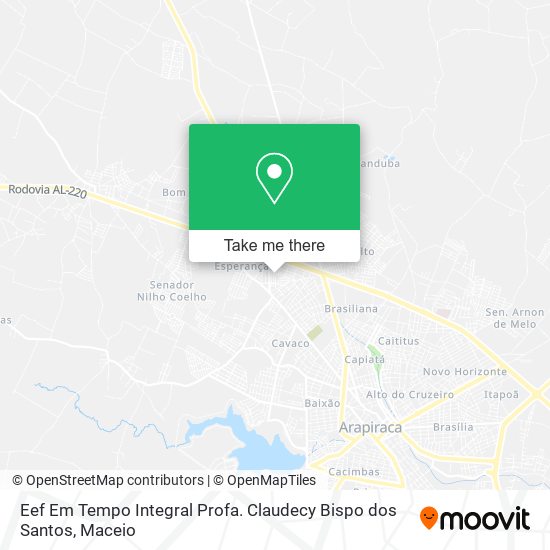 Eef Em Tempo Integral Profa. Claudecy Bispo dos Santos map