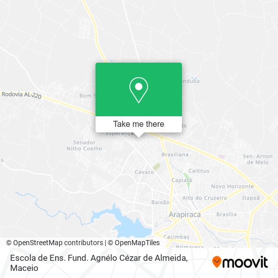 Escola de Ens. Fund. Agnélo Cézar de Almeida map