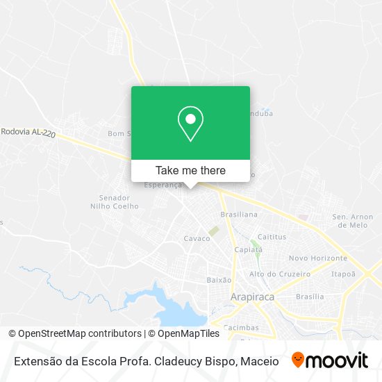 Extensão da Escola Profa. Cladeucy Bispo map