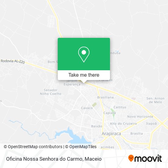 Oficina Nossa Senhora do Carmo map