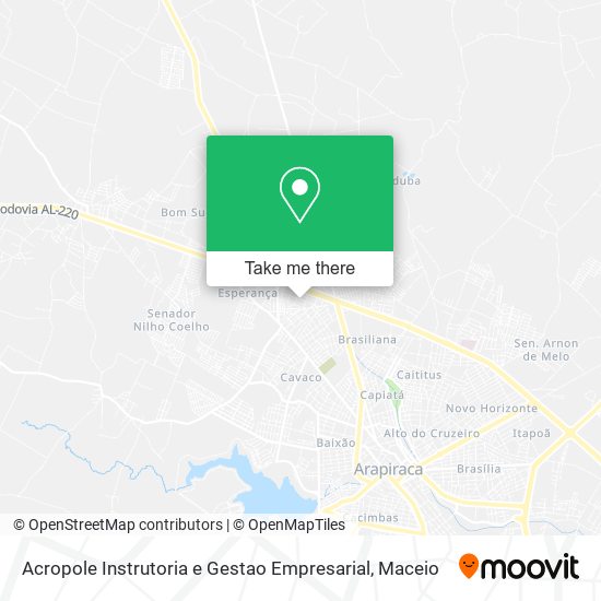 Acropole Instrutoria e Gestao Empresarial map