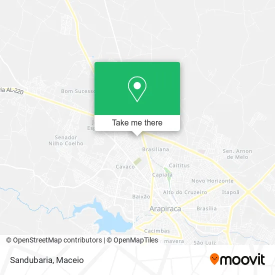 Sandubaria map