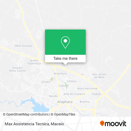 Max Assistencia Tecnica map