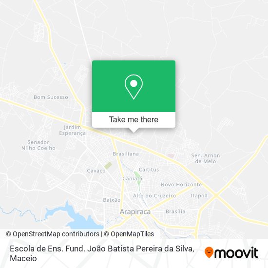 Escola de Ens. Fund. João Batista Pereira da Silva map