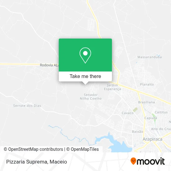Pizzaria Suprema map
