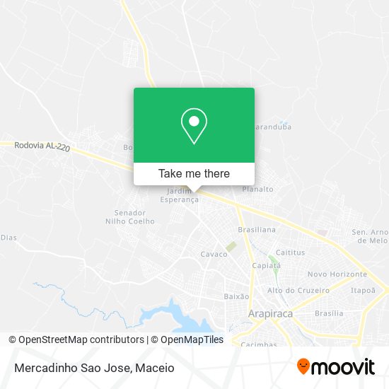 Mapa Mercadinho Sao Jose