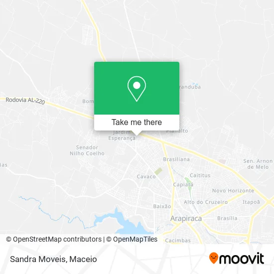 Sandra Moveis map