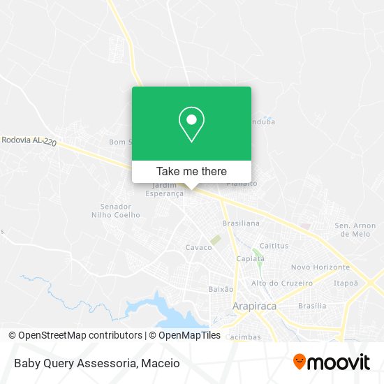 Baby Query Assessoria map