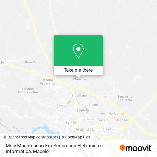Msiv Manutencao Em Seguranca Eletronica e Informatica map