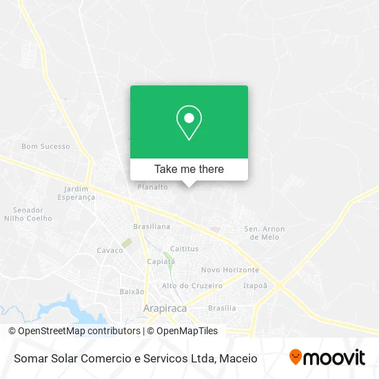 Somar Solar Comercio e Servicos Ltda map