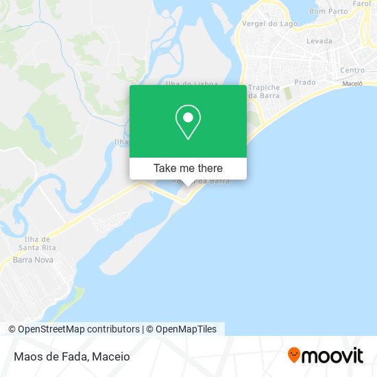 Maos de Fada map