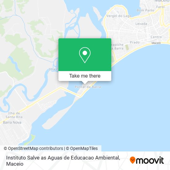 Mapa Instituto Salve as Aguas de Educacao Ambiental