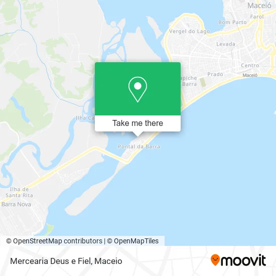 Mercearia Deus e Fiel map