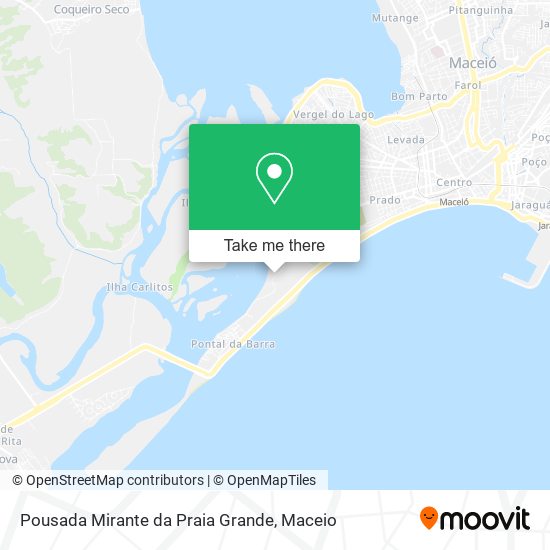 Pousada Mirante da Praia Grande map