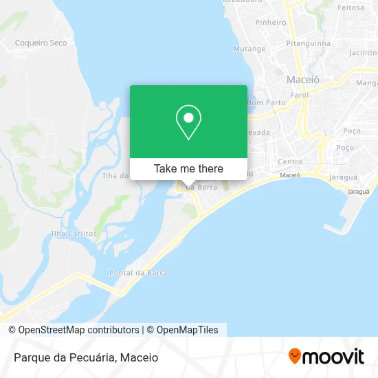 Parque da Pecuária map