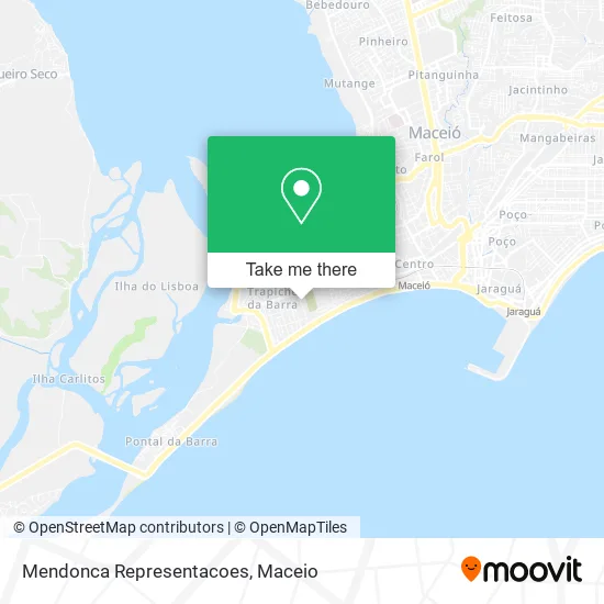 Mendonca Representacoes map