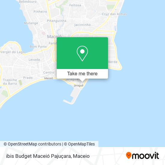 Mapa ibis Budget Maceió Pajuçara