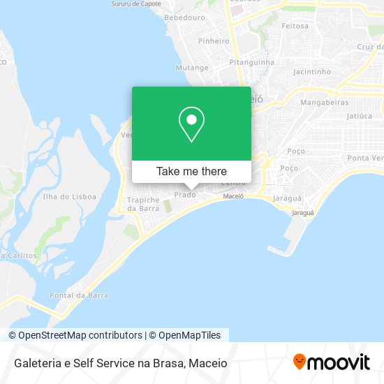 Galeteria e Self Service na Brasa map