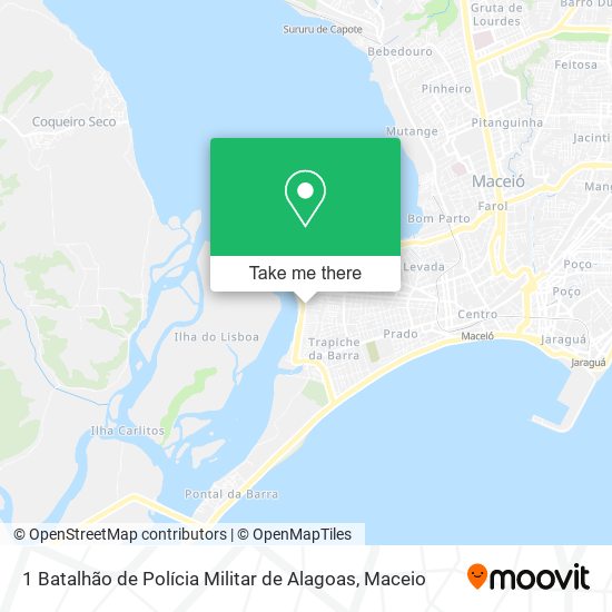 1 Batalhão de Polícia Militar de Alagoas map