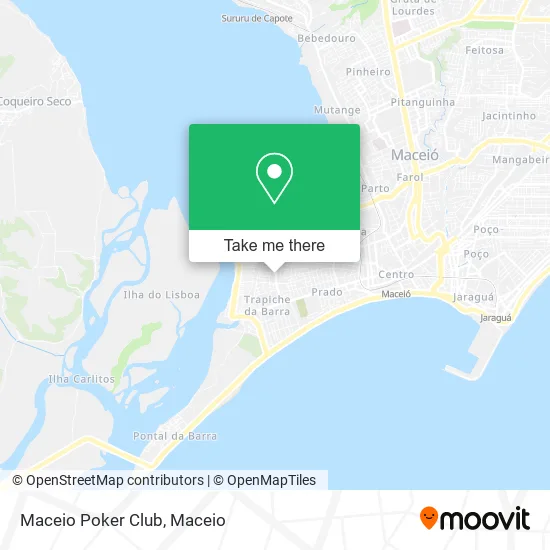Maceio Poker Club map