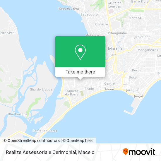 Mapa Realize Assessoria e Cerimonial