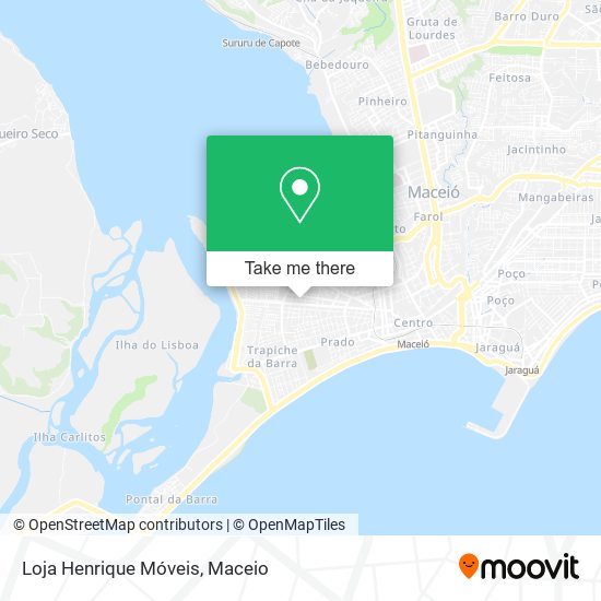 Mapa Loja Henrique Móveis