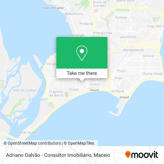 Mapa Adriano Galvão - Consultor Imobiliário