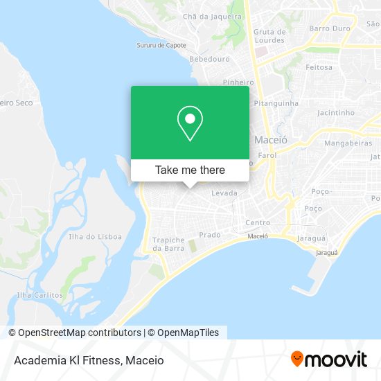 Academia Kl Fitness map