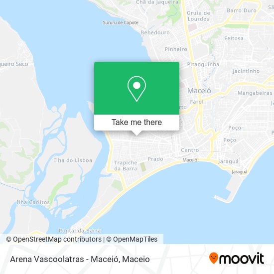 Arena Vascoolatras - Maceió map