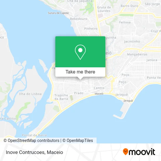 Inove Contrucoes map