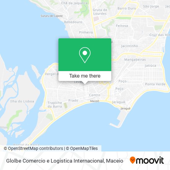 Glolbe Comercio e Logistica Internacional map
