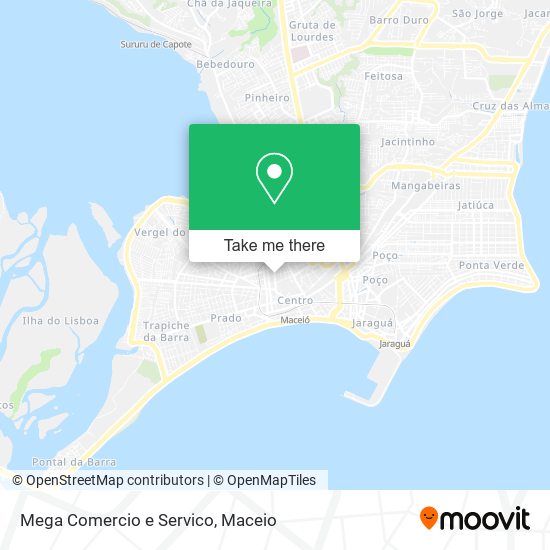 Mega Comercio e Servico map