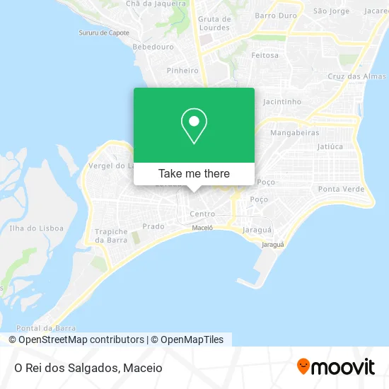 O Rei dos Salgados map