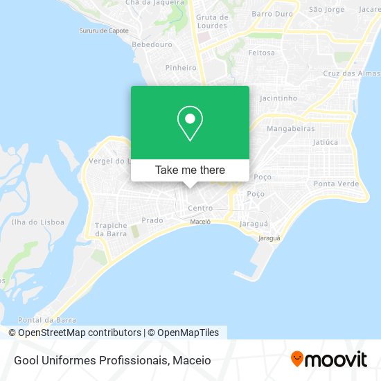 Gool Uniformes Profissionais map