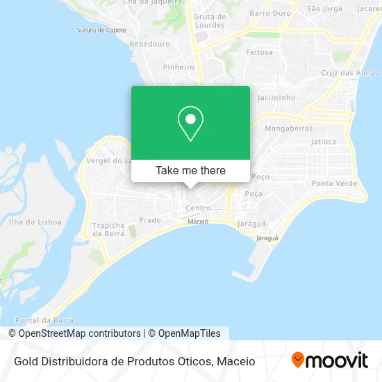 Gold Distribuidora de Produtos Oticos map