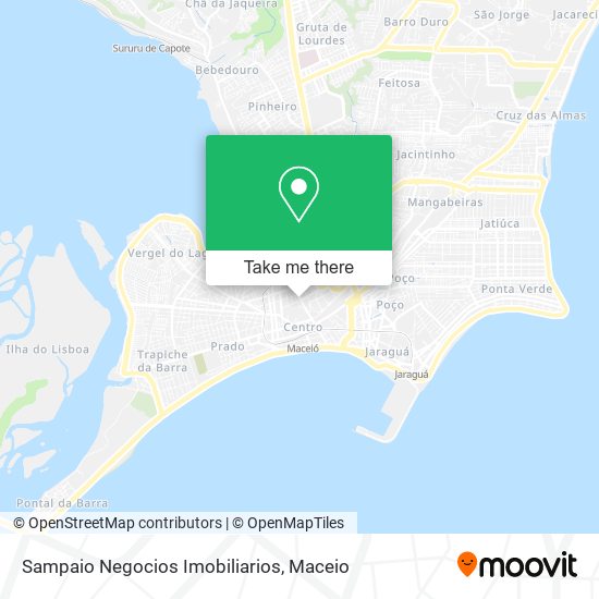 Sampaio Negocios Imobiliarios map