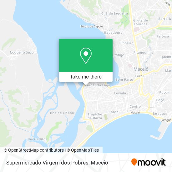 Supermercado Virgem dos Pobres map